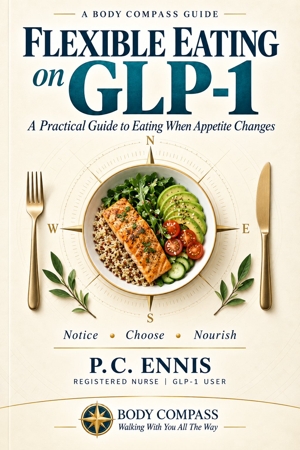 Cover of Flexible Eating on GLP-1 by Body Compass